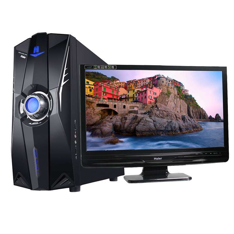 海尔电脑主机轰天雷x8-z781 21.5全高清显示器 (商品编号:917358569)