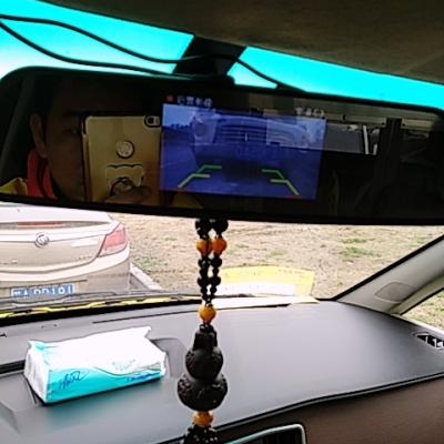 360车载行车记录仪后视镜版 M301 1080P 前后双录 倒车影像 停车监控 WIFI连接 APP管理 黑色晒单图