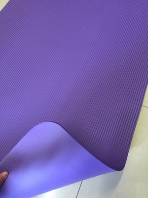 爱玛莎瑜伽垫初学者加宽80CM防滑健身垫男士毯NBR加厚10加长无味瑜珈垫女183*80cm 蓝色晒单图