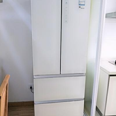 Haier海尔冰箱 BCD-342WDGY 342升 多门冰箱 对开门风冷无霜 家用 变频 四门 电冰箱 冷藏冷冻白色晒单图