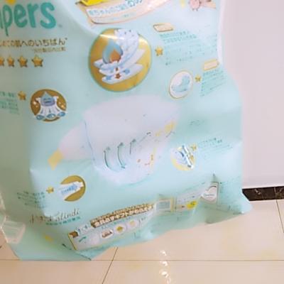帮宝适(Pampers)日本进口一级帮宝适纸尿裤限量大包初生NB84片（5kg以下）晒单图