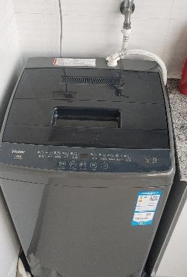 海尔(Haier)9KG全自动波轮洗衣机直驱变频一级能效租房宿舍家用大容量智能预约桶自洁除螨洗晒单图
