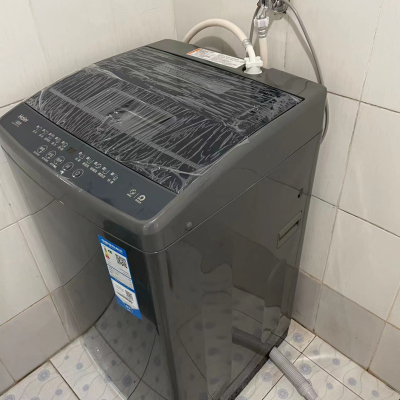 海尔(Haier)9KG全自动波轮洗衣机直驱变频一级能效租房宿舍家用大容量智能预约桶自洁除螨洗晒单图