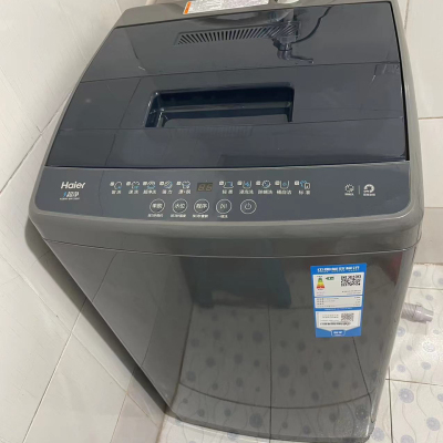 海尔(Haier)9KG全自动波轮洗衣机直驱变频一级能效租房宿舍家用大容量智能预约桶自洁除螨洗晒单图