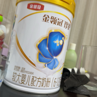 伊利(YILI)金领冠珍护较大婴儿配方奶粉 2段(6-12个月适用) 90 0g罐装晒单图
