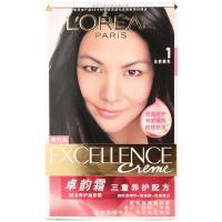 欧莱雅(L’OREAL)卓韵霜赋活养护染发霜1号(自然黑色)染发剂