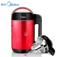 美的（Midea)DE12G13无网研磨 全钢 豆浆机 红色