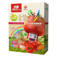 方广 营养面 婴儿辅食 金装彩蝶小米蔬菜蝴蝶面225g/盒装