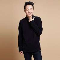 VANCL凡客诚品 男装 摇粒绒经典高领T恤（A纯色） 黑色 X