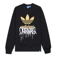 Adidasclassic 阿迪三叶草男子套头卫衣V33725 L