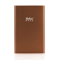 朗科(Netac) K132 80G 1.8英寸 迷你移动硬盘(咖啡色)