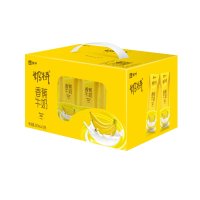 蒙牛奶特香蕉慕斯口味牛奶243mL*12
