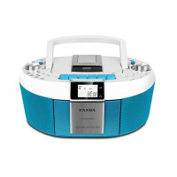 熊猫(PANDA) CD-820 便携式DVD复读播放机CD胎教机磁带录音机收音收录机MP3播放器音响（蓝色）