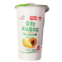 卫岗双果粒酸牛奶 （木瓜+芒果）180g