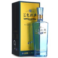 洋河邃之蓝 绵柔型白酒 42度单瓶装 （新老包装随机发货）500ML/瓶