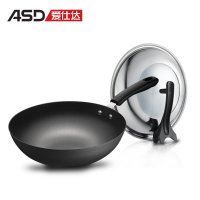 爱仕达ASD 30CM可立盖精铸铁锅ZK8330E