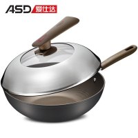 爱仕达ASD 30cm新不粘少油烟炒锅HW8330E