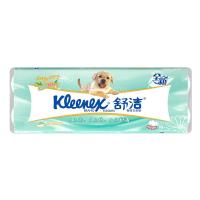 舒洁绿茶洋甘菊印花清香卷纸10粒