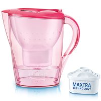 碧然德 Brita 净水壶 滤水壶 净水杯 净水机 金典系列 海棠红 2.4升 一壶七芯
