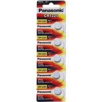 松下Panasonic 进口纽扣电池CR1220汽车钥匙遥控器电脑主板电子秤 5粒装 3V