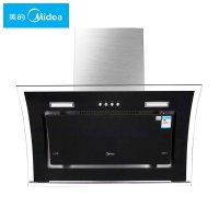 美的油烟机 侧吸抽油烟机弧形设计 钢化玻璃 CXW-180-DJ109