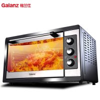 格兰仕（Galanz）KWS1538J-F5N 家用型电烤箱 U型管加热 三大烘焙模式 1500W大功率 38L超大容量 透明钢化玻璃门板 经典黑色