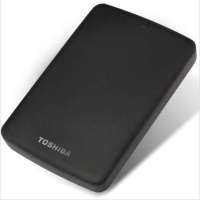 东芝（TOSHIBA）V8 CANVIO高端分享系列500G 移动硬盘 2.5英寸USB3.0经典黑