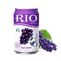 锐澳 RIO 鸡尾酒 预调酒葡萄味白兰地 330mL