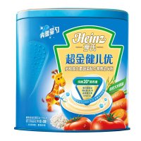 Heinz亨氏超金健儿优多种维生素蔬菜配方营养奶米粉450g