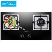 美的(Midea)燃气灶JZT-Q360B天然气灶具 嵌入式台式 大火力 钢化玻