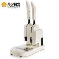 得力3876装订机 财务会计专用铆管装订机 电动装订机 电动打孔环保耐久