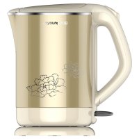 九阳(Joyoung) K15-F625电热水壶 自动断电双层保温防烫全钢开水煲
