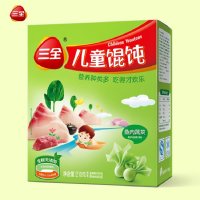 三全儿童馄饨 儿童鱼肉蔬菜馄饨 儿童早餐面点210g