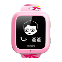 360儿童手表3 W461B 360儿童卫士 智能定位电话手表 天才儿童手环手机 公主粉