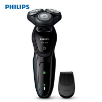 飞利浦(Philips) 进口三刀头男士充电式全身水洗干湿两用电动剃须刀S5079