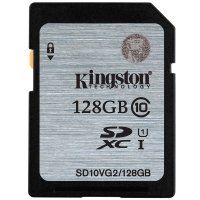 金士顿128G UHS-I Class10(读45M/S)SDXC存储卡/内存卡