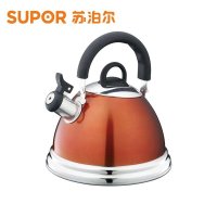 苏泊尔(supor)鸣笛水壶SS30R1 橘红色