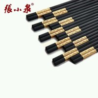 张小泉 (Zhang Xiao Quan) W70006000 日式筷十双礼品装 金筷合金筷子创意套装颜色随机