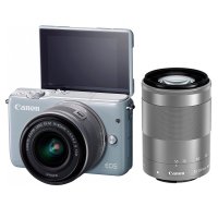 佳能(Canon) EOS M10 微单双镜头套机（灰）