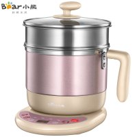 小熊（Bear）多功能1升电热锅 家用煮面煲汤蒸炖电热锅 DRG-B10E1 浅紫色