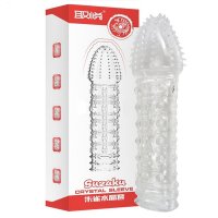 取悦 水晶套朱雀 刺身狼牙套 物理延时增大增粗 全体位潮吹款 成人用品 情趣用品
