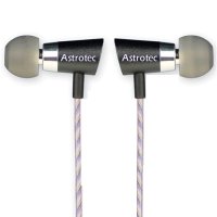 阿思翠（Astrotec）AM90mic HIFI手机动铁耳机入耳式耳麦 黑色