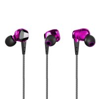 阿思翠（Astrotec）GX40 HIFI时尚重低音耳机入耳式 水晶紫色
