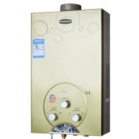 奇田（Qitian) 燃气热水器 JSG12-A-03J 土豪金 6升平衡式热水器