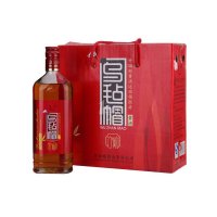 乌毡帽U6竹雕特型半干黄酒480ml*6瓶整箱装