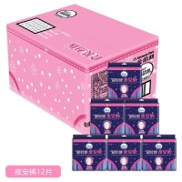 高洁丝(KOTEX) 经典系列超轻便夜安裤6包*2片箱装