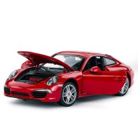 星辉(Rastar)1：24 保时捷911 合金仿真模型车静态车模 56200红色