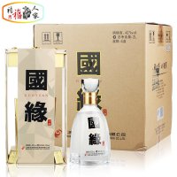 今世缘 国缘 四开 42度 500mL*4瓶 整箱装 苏宁极物版 白酒 严选认证