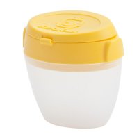 【苏宁自营】香港品牌小介嘟抗菌儿童零食盒-多用途黄色存储收纳盒零食奶嘴储存盒宝宝外出必备品