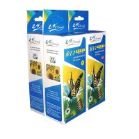 e-C系列墨水 黑红黄蓝4色佳能连供墨水填充墨水 适用佳能815XL816XL/PG-840/841XL等CANON墨盒 黑蓝黄红四色套装